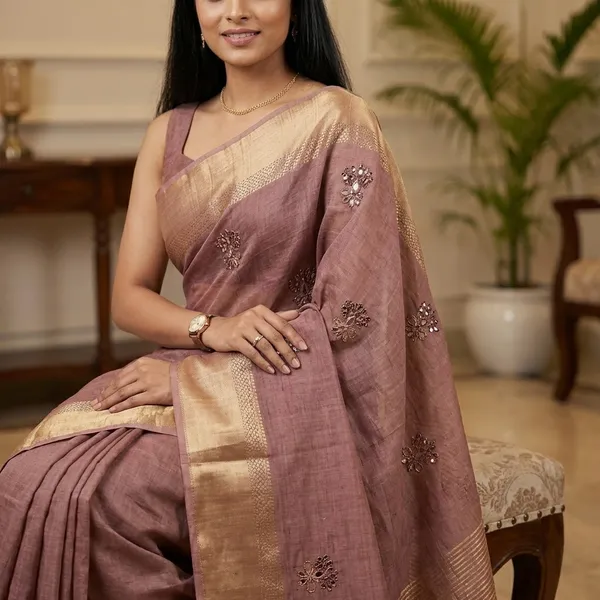 Assam_Silk_Zari_Jacquard_Border_With_Zari_Weaving_Chit_Pallu_With_Running_Blouse_Baby_Wine