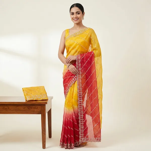 Rich_Look_Yellow_Pink_Fendy_Satin_Pedding_Fabric_With_Beautiful_Embroidery_3_Mm_Sequence_Work