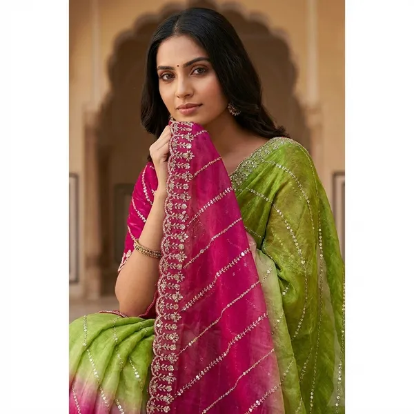 Rich_Look_Mehandi_Pink_Fendy_Satin_Pedding_Fabric_With_Beautiful_Embroidery_3_Mm_Sequence_Work