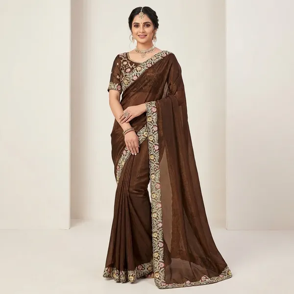 Fandy_Satin_Saree_With_Intricate_Zari_And_Swarovski_Handwork_Brown