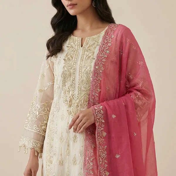 Signer_Party_Wear_Look_Pur_Heavy_Faux_Georgette_Top_Plazzo_Dupatta_Set