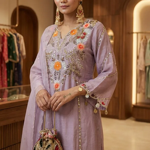 Women_Pure_Viscose_Chanderi_Silk_Kurta_Sets_Baby_Pink