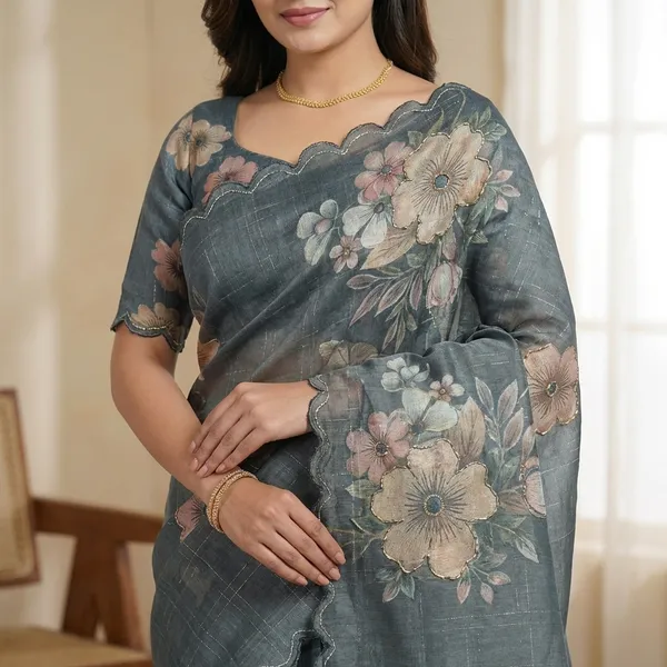 Cutwork_Outline_Of_Sequins_Bids_In_Saree_Border_Grey