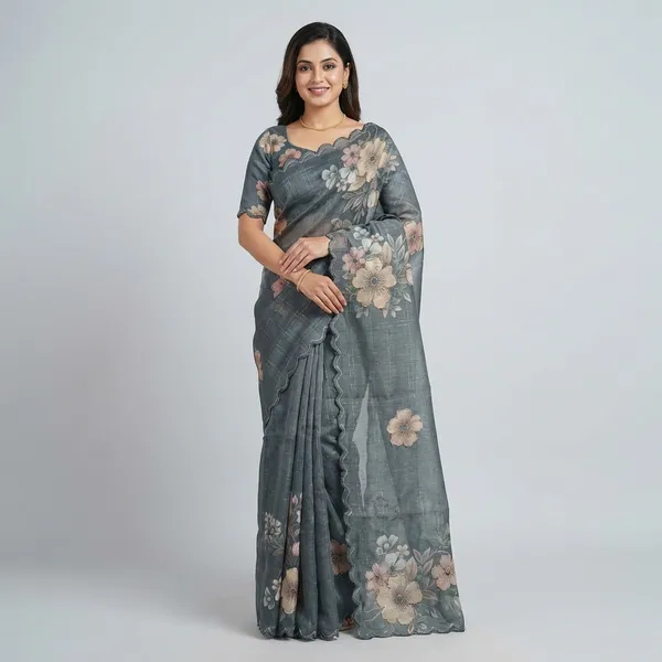 Cutwork_Outline_Of_Sequins_Bids_In_Saree_Border_Grey
