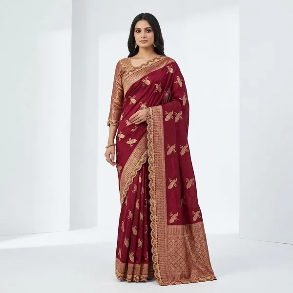 Kanchi_Borders_Meets_The_Tradition_Saree_Maroon