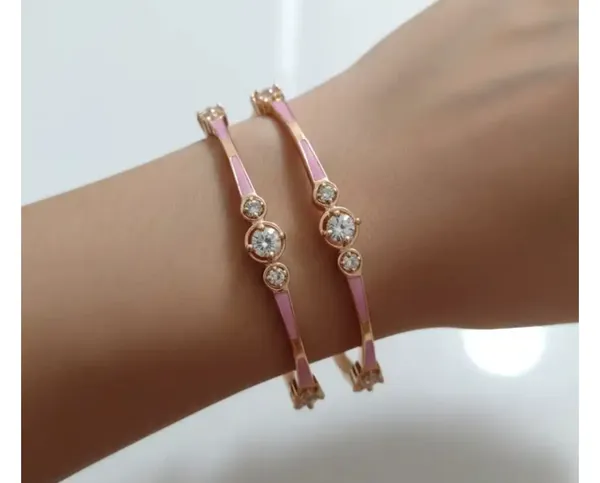 Pink_Crystal_Bracelet_Set_-_Adjustable_Fashion_Bangles_For_Women