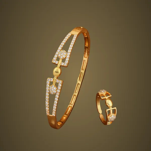 Gold-Toned_Crystal-Studded_Bangle_And_Ring_Combo_Set
