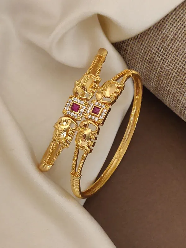 Traditional_Gold-Plated_Kada_Bangles_With_Gemstone_Accents_(Pair)