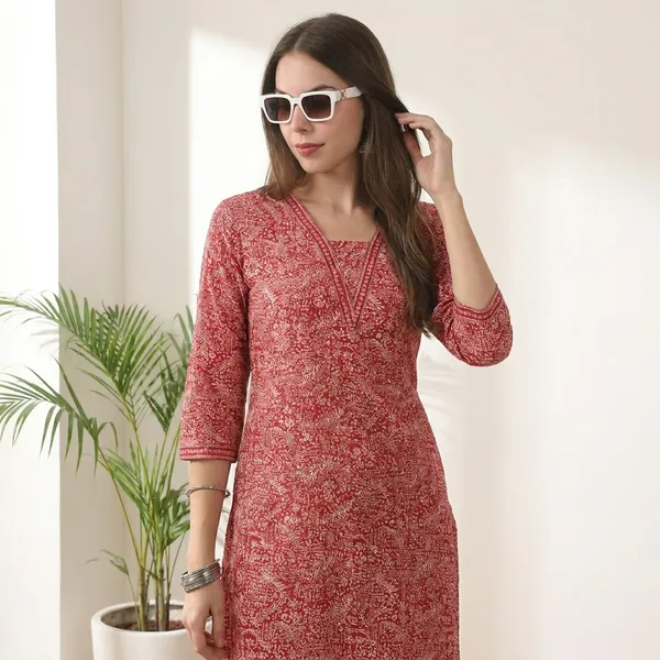 Women_Pink_Printed_Coord_Set_With_Tunic_And_Pants