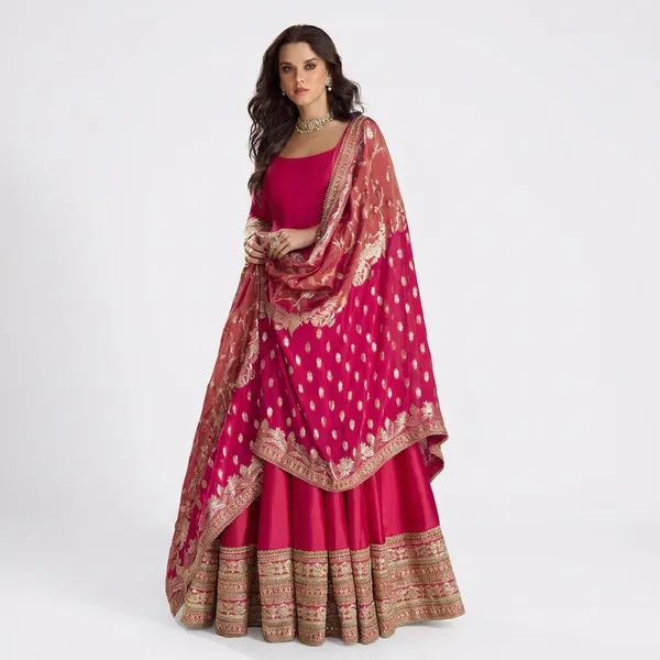 Designer_Pink_Silk_Lehenga_Choli_With_Embroidered_Dupatta_Ethnic_Festive_Wear
