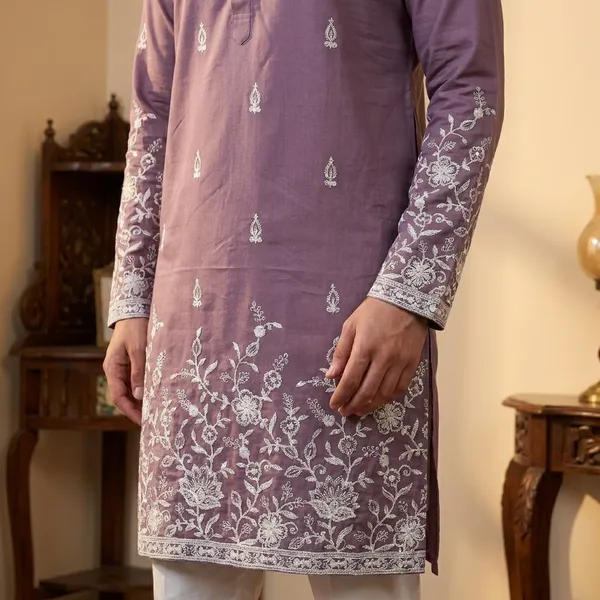 Embroidered_Kurta_For_Men_Traditional_Ethnic_Wear_With_Intricate_White_Detailing