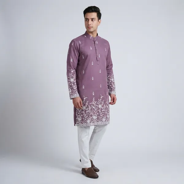Embroidered_Kurta_For_Men_Traditional_Ethnic_Wear_With_Intricate_White_Detailing