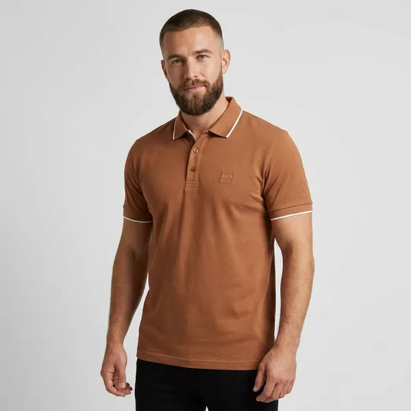 Brown_Polo_T_Shirt_With_Contrast_Tipping