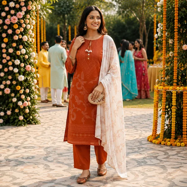 Rust_Elegance_Kurta_Set