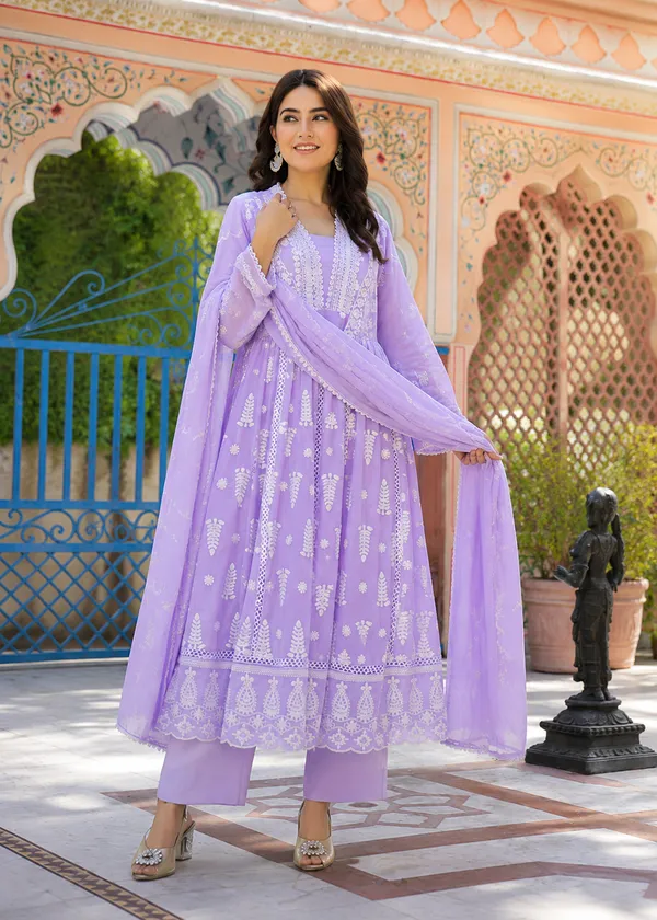 Lavender_Bloom_Chikankari_Anarkali_Set
