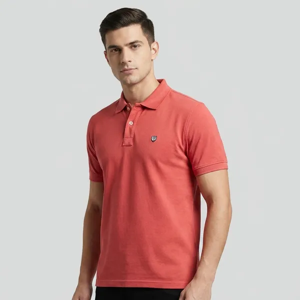 Men_Coral_Pink_Polo_T_Shirt_With_Logo_Embroidery