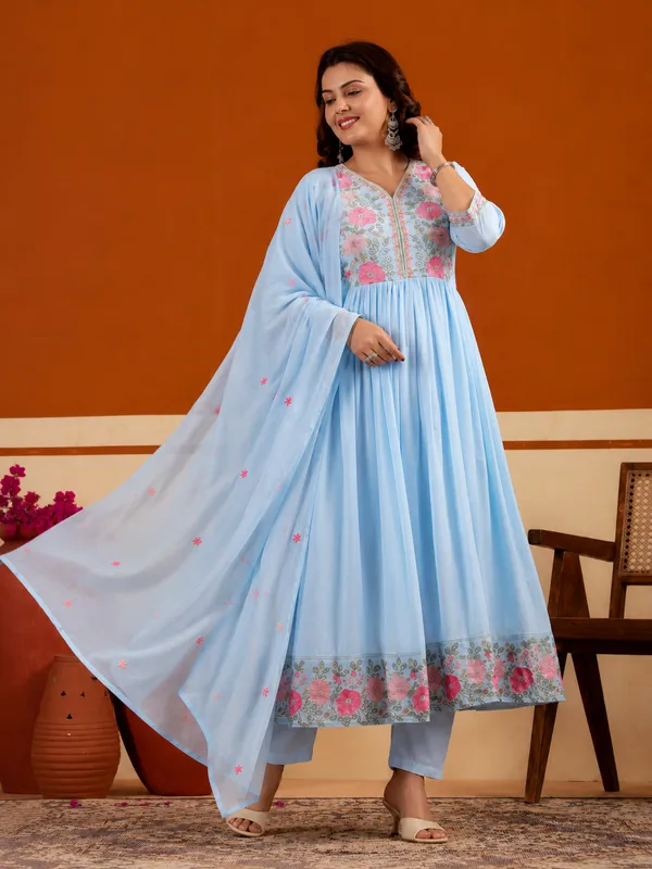 Sky_Blossom_Anarkali_Suit_Set