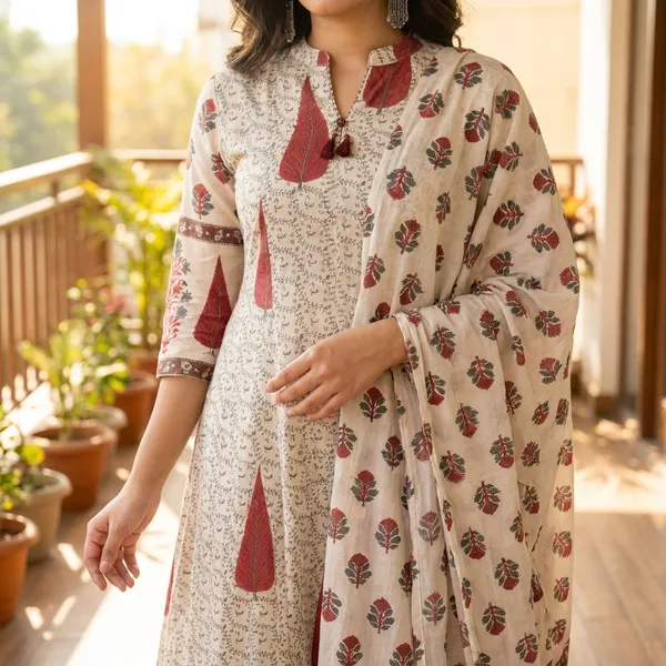Women_Floral_Print_Cotton_Kurta_Set
