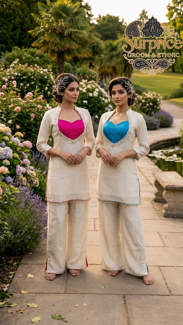 Women's_Ivory_Blue_Embellished_Co-Ord_Set_with_Inner
