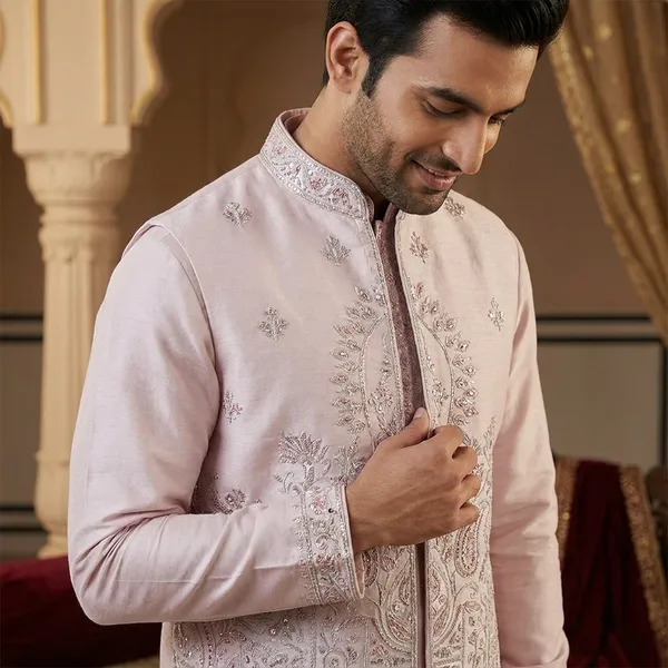 Men_Embroidered_Sherwani_Set_With_Silver_Embellishments
