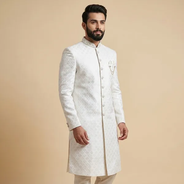 Men_White_Embroidered_Sherwani_With_Mandarin_Collar