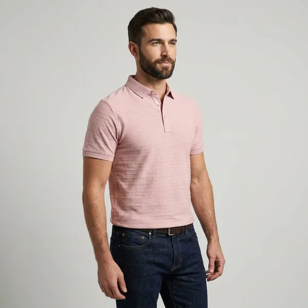 Men_Light_Pink_Textured_Polo_T_Shirt