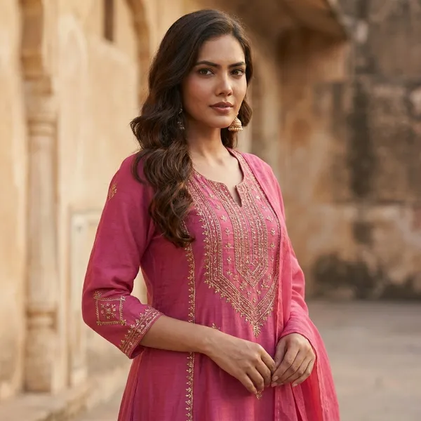 Pink_Embellished_Anarkali_Suit_Set_With_Dupatta_Traditional_Ethnic_Wear_For_Women