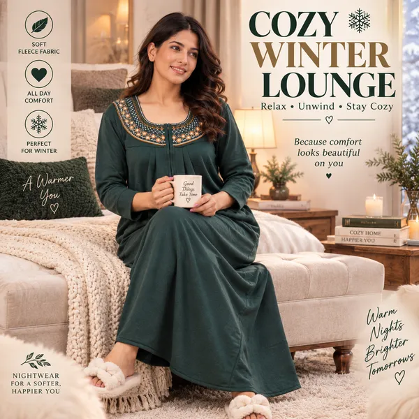 Cozy_Zipper_Fleece_Nighty_for_Women_|_Soft,_Warm_&_Comfortable_Winter_Nightwear_❄️✨
