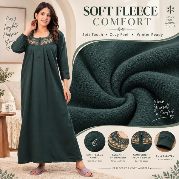 Cozy_Zipper_Fleece_Nighty_for_Women_|_Soft,_Warm_&_Comfortable_Winter_Nightwear_❄️✨