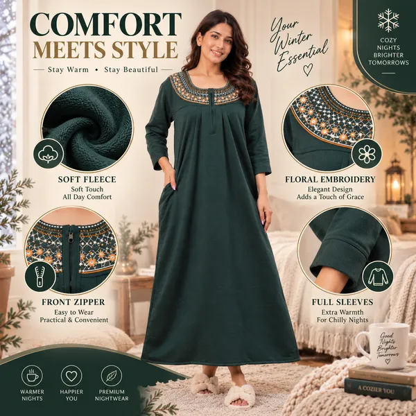 Cozy_Zipper_Fleece_Nighty_for_Women_|_Soft,_Warm_&_Comfortable_Winter_Nightwear_❄️✨