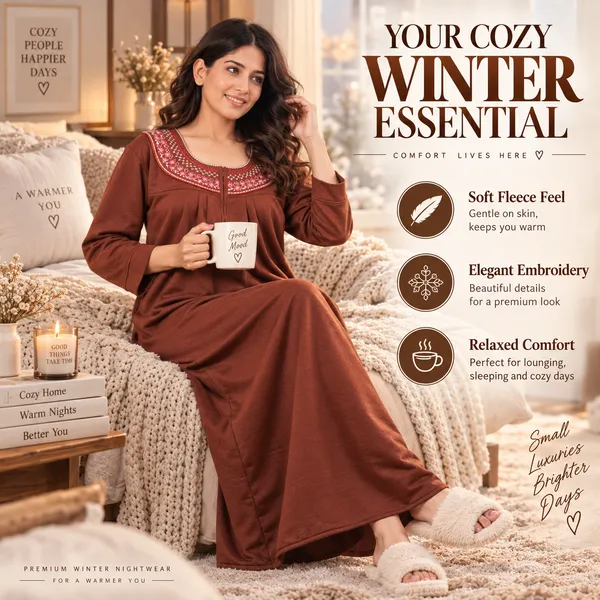Cozy_Zipper_Fleece_Nighty_for_Women_|_Soft,_Warm_&_Comfortable_Winter_Nightwear_❄️✨