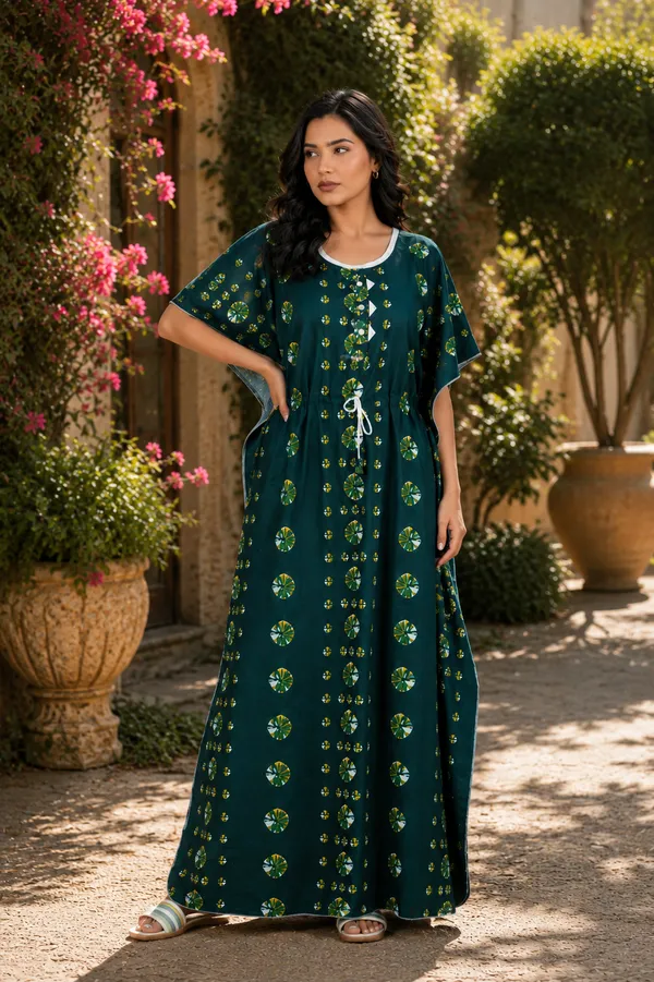 Dvastra_sTrands_Printed_Pure_Cotton_Women_Kaftan