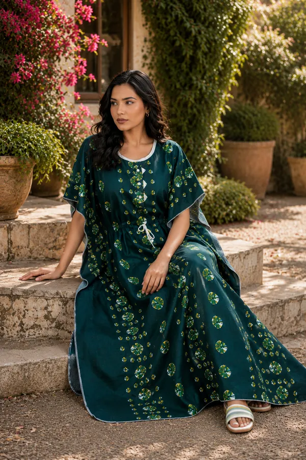 Dvastra_sTrands_Printed_Pure_Cotton_Women_Kaftan