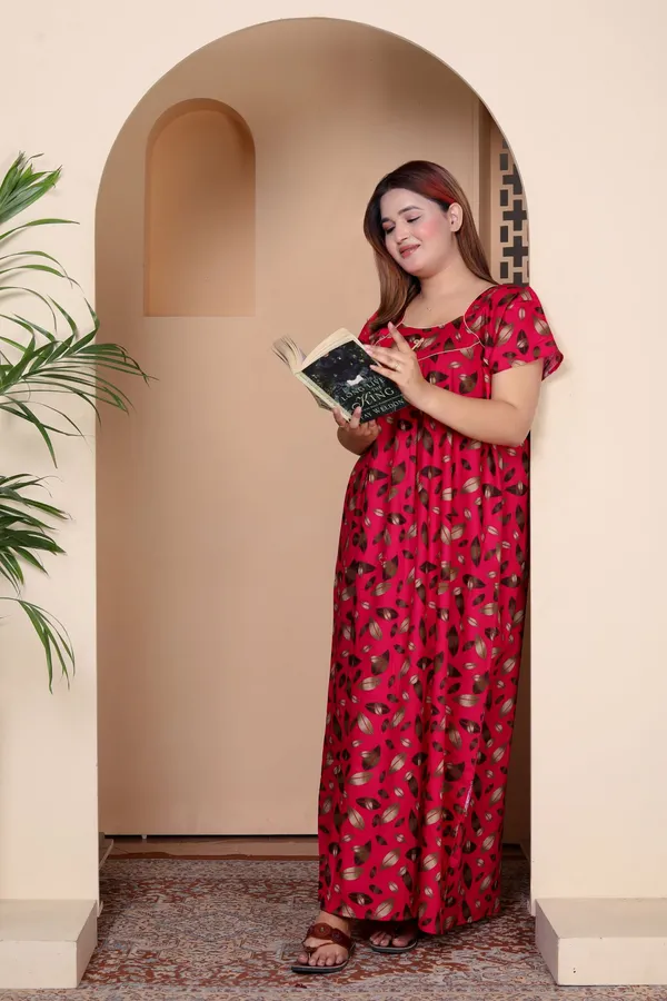 D_Vastra_Pink_And_Green_Cotton_Nighty_For_Women_Pack_of_2