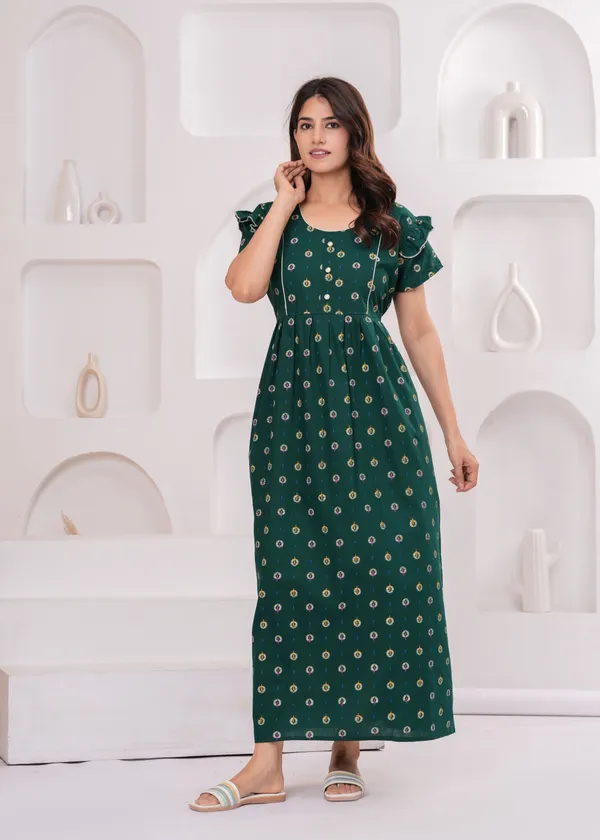 D_Vastra_Pink_And_Green_Cotton_Nighty_For_Women_Pack_of_2