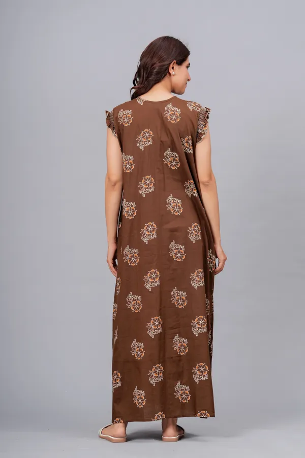 D_Vastra_Purple_And_Brown_Cotton_Nighty_For_Women_Pack_of_2
