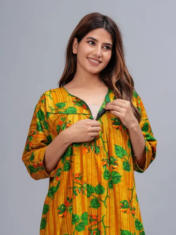 D_Vastra_Floral_Cotton_Nighty_Zipper_Full_Sleeves
