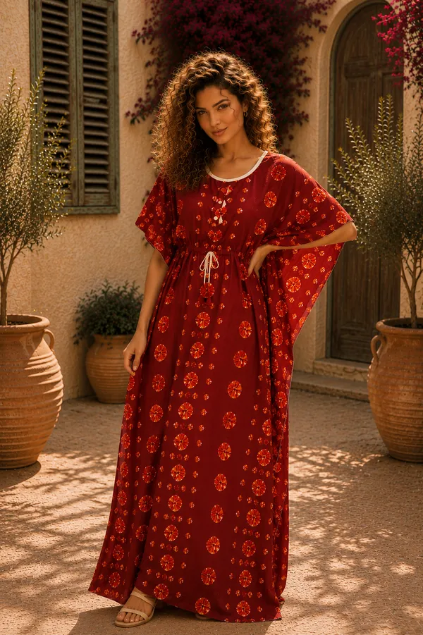 Dvastra_Printed_Pure_Cotton_Women_Kaftan_Niighty