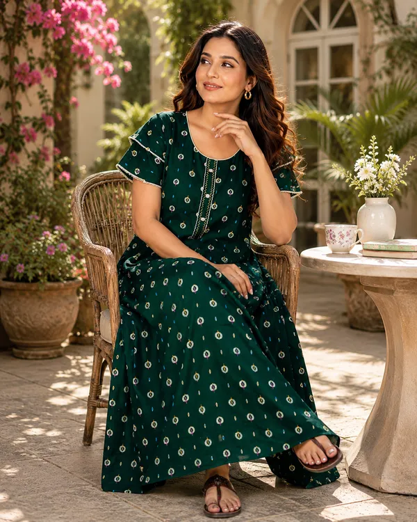 Premium_Women's_Cotton_Nighty_|_Elegant_Printed_Full_Length_Night_Gown_|_Soft,_Lightweight_&_Breathable_Home_Wear