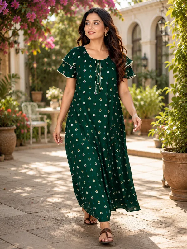 Premium_Women's_Cotton_Nighty_|_Elegant_Printed_Full_Length_Night_Gown_|_Soft,_Lightweight_&_Breathable_Home_Wear