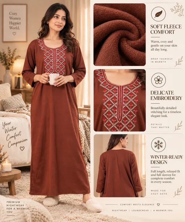 Winter_Warmth_Fleece_Nighty_|_Super_Soft_&_Cozy_Nightwear_for_Women