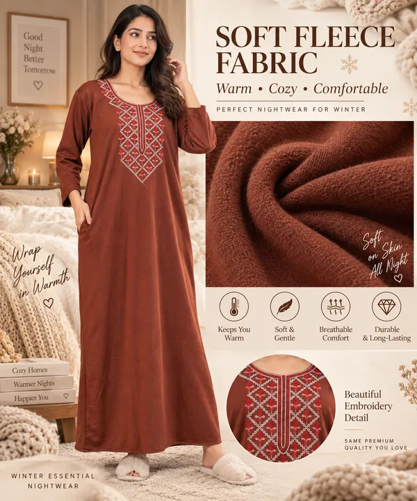 Winter_Warmth_Fleece_Nighty_|_Super_Soft_&_Cozy_Nightwear_for_Women