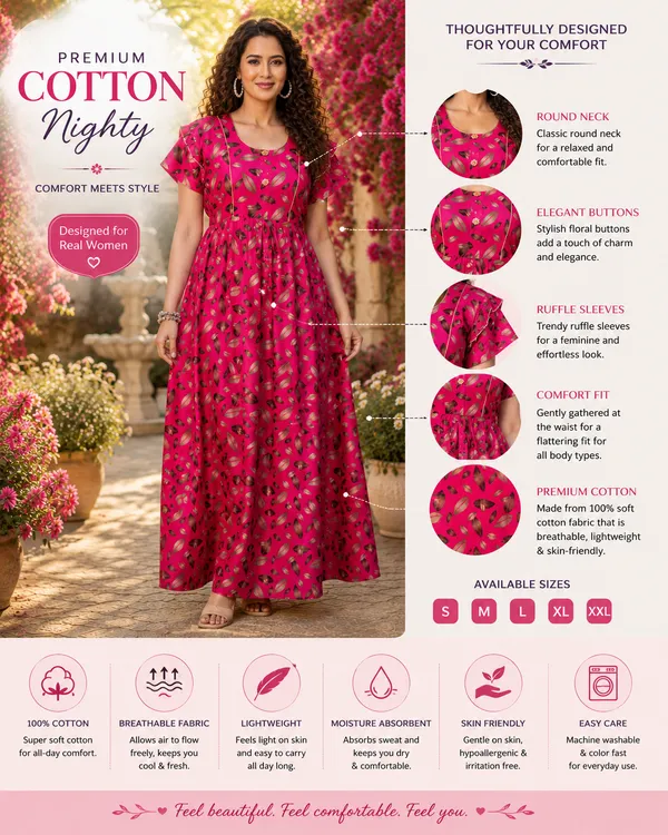 Women’s_Stylish_Cotton_Nighty_|_Comfortable_Printed_Night_Dress_|_Full_Length_Nightgown_|_Soft_&_Breathable_Sleepwear_for_Women
