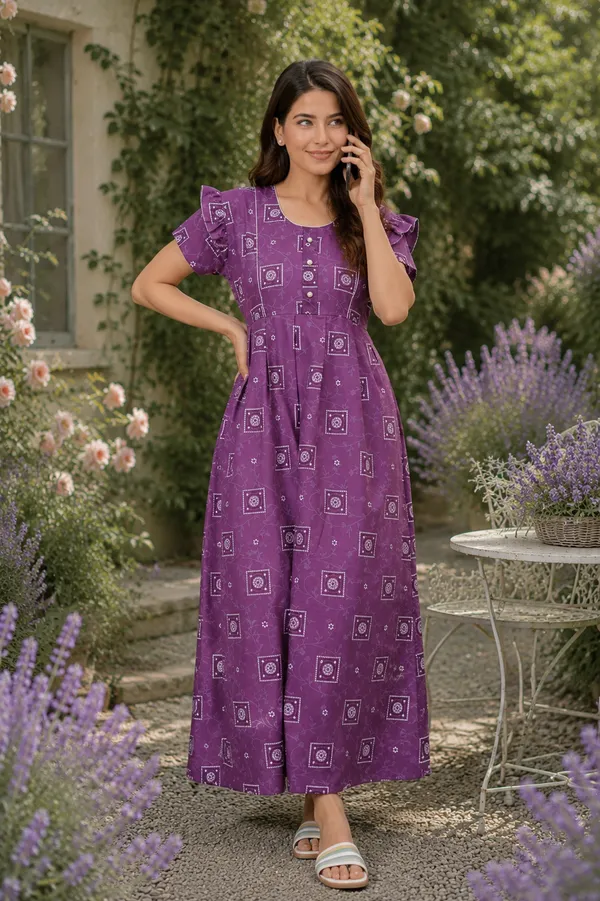 D_Vastra_Purple_Cotton_Nighty_For_Women