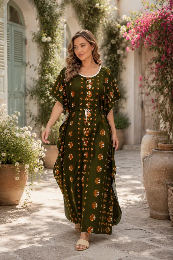 Dvastra_Printed_Pure_Cotton_Women_Kaftan