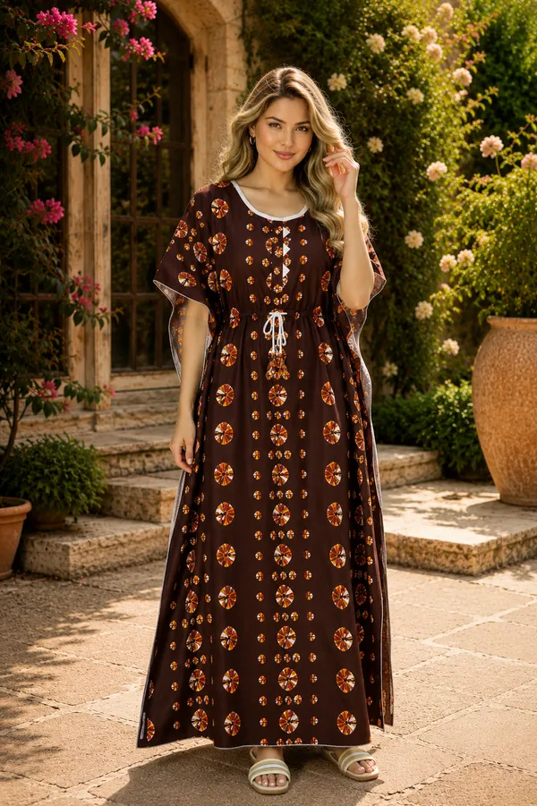 Dvastra_Printed_Pure_Cotton_Women_Kaftan
