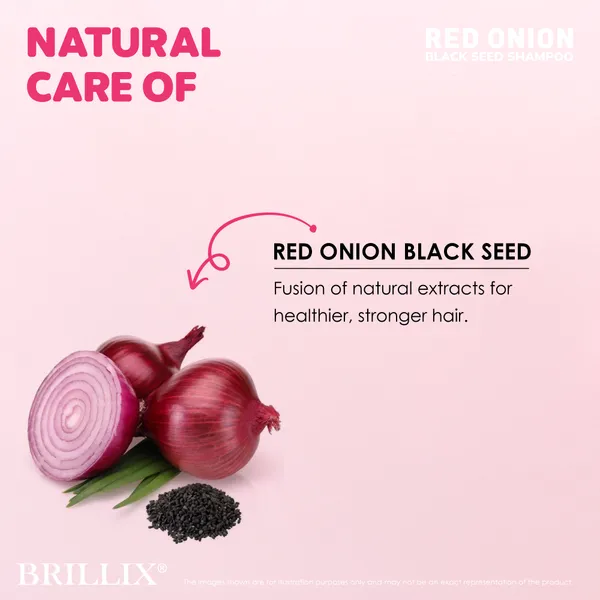 BRILLIX_RED_ONION_BLACK_SEED_SHAMPOO_-_for_Hair_Fall_Control,_Restore_Shine,_Softness_&_hair_Strength_-_300_ml