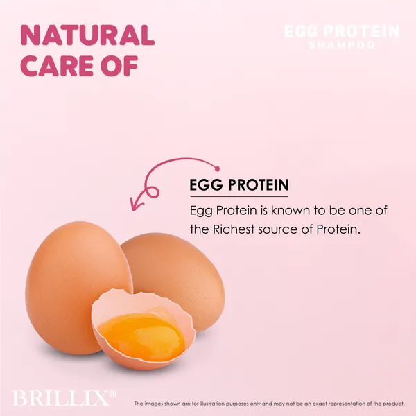 BRILLIX_EGG_PROTEIN_SHAMPOO_-_For_Long,_Strong,_Moisturizing_&_Shiny_Hair,_300_ml