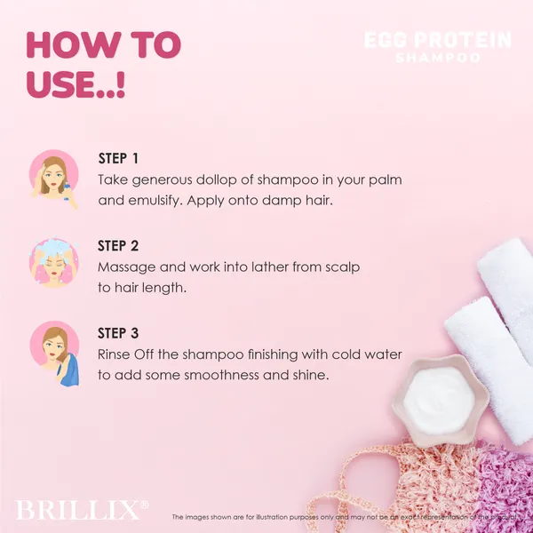 BRILLIX_EGG_PROTEIN_SHAMPOO_-_For_Long,_Strong,_Moisturizing_&_Shiny_Hair,_300_ml