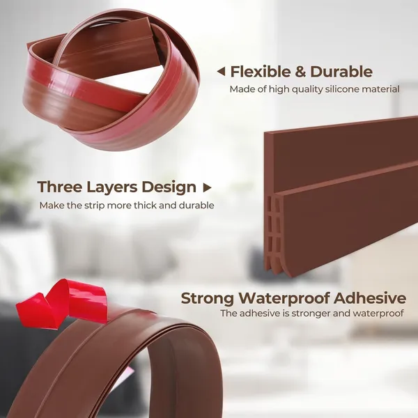 BRILLIX_Heavy_Duty_Rubber_Door_Seal_Strip_|_Door_Bottom_Seal_Strip(39_Inch)(Pack_Of_4)_Transparent_Door_Bottom_Guard_|_Waterproof_Draft_Stopper_For_Doors_Door_Mounted_Door_Stopper